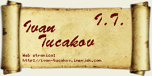 Ivan Tucakov vizit kartica